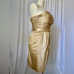 Jones New York Strapless Gold Dress (894) Photo 1