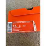 Nike  Women's Navy Blue Gray Epic React‎ Flyknit Running Shoes Size 7.5 Photo 7