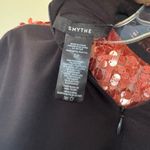 Smythe Blocked Paillette Mock Neck Top in Copper Size Small Orange Photo 4