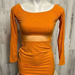 Heart & Hips  Orange mini dress size small Photo 0