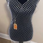 White RHINESTONE V NECK COVER UP DRESS SIZE 4 Photo 3