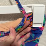 J.Crew  Floral strapless halter one-piece swimsuit size small Photo 3