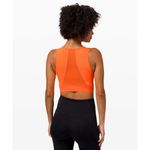 Lululemon Hotty Hot Cropped Tank Highlight Orange W1CN5S Unsized (See Desc) Photo 5