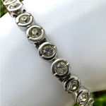 Swavorski Swarovski Bezel Set Clear Crystal tennis Bracelet Photo 0