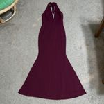 Dress the Population Camden Mermaid Hem Evening Gown Maxi Burgundy S Photo 3
