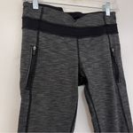 Lululemon  Grey and Black Leggings with Pockets Photo 1