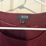 a.n.a  Ribbed Knit Sweater in Deep Burgundy Photo 1