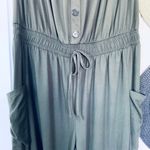 NWT 205 Collins by Forever 21 Hunter Green Military Style Romper/Jumpsuit | XL Photo 5