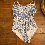 JETS Toile Floral One Piece Blue Size 10 Photo 1