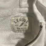 white zip up beach hoodie Photo 2