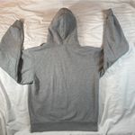 Brandy Melville Grey Hoodie Zip up front, Cotton Blend One Size Photo 8