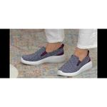 Ryka Slip-On Shoes with Zip Detail Ally Heathered Pink Taupe Women’s Store Worn Photo 10