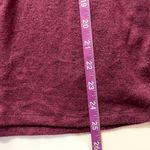 ByDesign Burgundy 3/4 Sleeve Gold Quarter Zip Hoodie EUC Size M Red Size M Photo 11