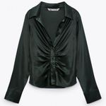 ZARA Ruched Top Photo 1