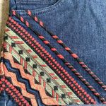 BDG Urban Outfitters Shorts Aztec Tribal Embroidered Denim Women's Sz 27 Photo 6
