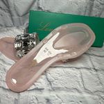 Lauren Lorraine  Blush Sandals with Crystal Embellishments Photo 2