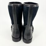 UGG  Sivada Boots Black Waterproof Suede Rubber Size 11 Rain Boots Photo 4