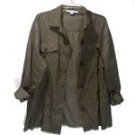 HYFVE Green Button Front Top/Jacket Women’s Large Photo 0