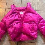 Old Navy  Pink Puffer Jacket cropped Photo 0