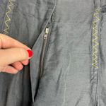 LURDES BERGADA Harem Trousers Pant Size S Cropped Drop Crotch Linen Blend NWT Green Photo 6