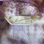Margaritaville Batik Lace Rayon Purple Swim Cover Up Tunic L Large Photo 5
