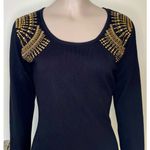 Say What? Gold Studded Shoulder Dress Photo 2