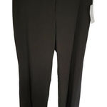 Calvin Klein Black Straight Leg Classic Minimal Trousers Dress Pants Size 8 Photo 0