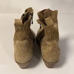 Sundance Tan Suede Women’s Ankle Boots – Made in Italy Size 10 Photo 3