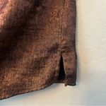 A New Day ⭐️ copper metallic v-neck spaghetti strap cami tank top size small Photo 8