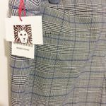 Anne Klein women's 16 geo plaid work / casual stretch trouser pants 37x28 38x28 Photo 4