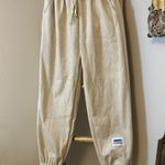 STONE ISLAND WOMENS CREAM CORDOROY JOGGERS RARE NWT!!! Size L Photo 3