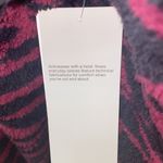 Zella  burgundy and black fuzzy turtleneck sweatshirt/ tunic. Size XS. NWT. Photo 11