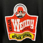 The Vintage Shop Vintage Y2K Attack Attack! Wendy's Logo Dear Wendy Black Unisex Band T-Shirt L Photo 1