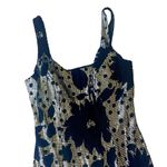 Janine Silver Metallic Mosaic Dress Black Photo 3