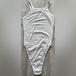 Princess Polly  | White Ribbed Knit Bodysuit | Size 0 Photo 1