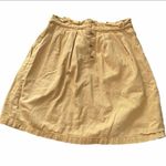 Loft Ann Taylor Mustard Color Rope Cord Tie Skirt Size 2 Photo 1
