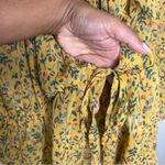 Ophelia Roe  Sheer‎ Chiffon Floral Print Wrap Blouse Photo 5