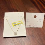 A New Day  Gold Necklace and Earrings Set Photo 5