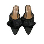 London Rag Tassel Black Classic Pointed Flats Size 37 Photo 1