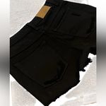 IRO  Black Distressed Jean Shorts Photo 5