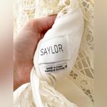 Saylor  Ivory Josie Battenberg Long Sleeve Crochet Lace A-Line Mini Dress Size XS Photo 10