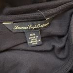 American Eagle  Outfitters Dark Blue Fancy Lace Tank Top Ruffle Bottom Medium Photo 4