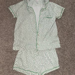 Roller Rabbit  Green Heart Pajama Set Photo 0