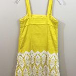 Anthropologie Anthro Floreat Rare Yellow White Cloud Sun Dress Photo 6