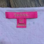 Lilly Pulitzer  Women's Lina Eyelet Top Prosecco Pink Neon Size M Photo 4