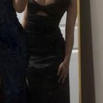 Princess Polly Princes Polly Black Silk Cut Out Dress Photo 1