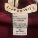Notations NWT Vintage  2 in 1 Maroon Small Velvet Blazer           1295 Photo 9