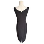 Black Halo Black Hallo - Ally Sheath Classic Dress in Black Sz 6 Photo 5