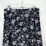 Ralph Lauren Lauren XL Skirt Floral Print Georgette Midi A Line Fairy Boho 396 Photo 5