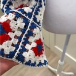Francesca's Collections Red, Blue, and White Crochet Cardigan Red Size M Photo 4